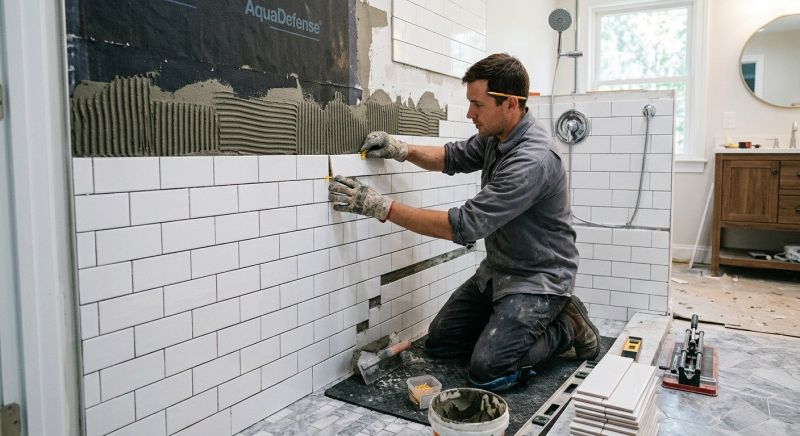 Shower Tiling Service in Alpharetta, GA