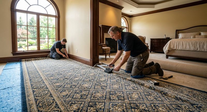 Textured Carpet Installation in Monmouth County, NJ